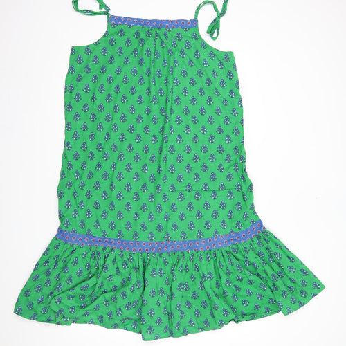 NEXT Womens Green Floral  Trapeze & Swing  Size 16
