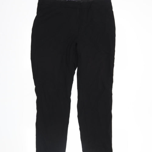 M&S Womens Black   Dress Pants Trousers Size 14 L25 in