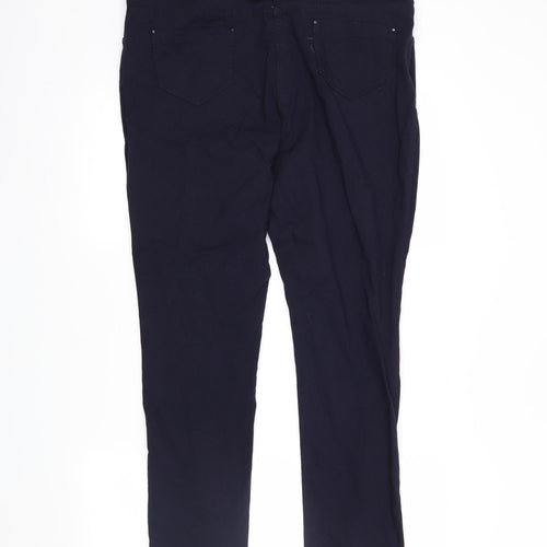 F&F Womens Blue  Denim Skinny Jeans Size 20 L29 in