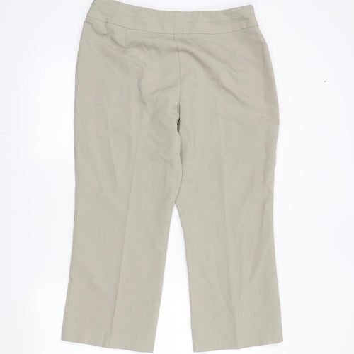 M&S Womens Beige   Trousers  Size 14 L24 in