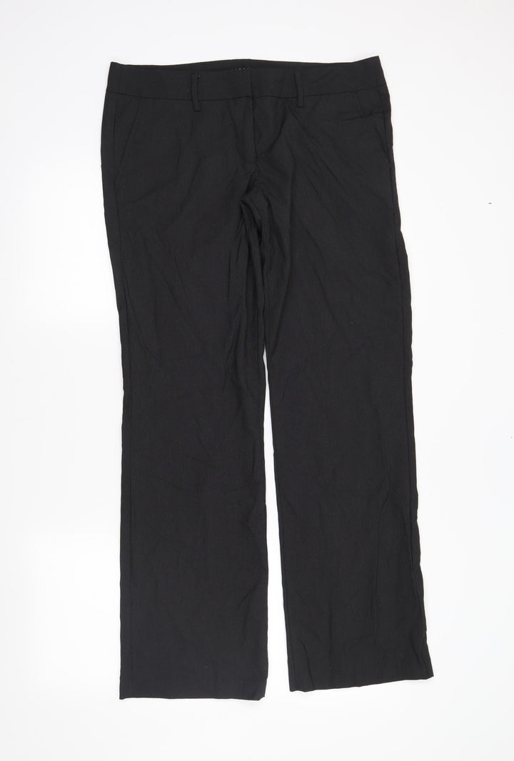 Sisley Womens Grey Trousers Size 14 L31 in
