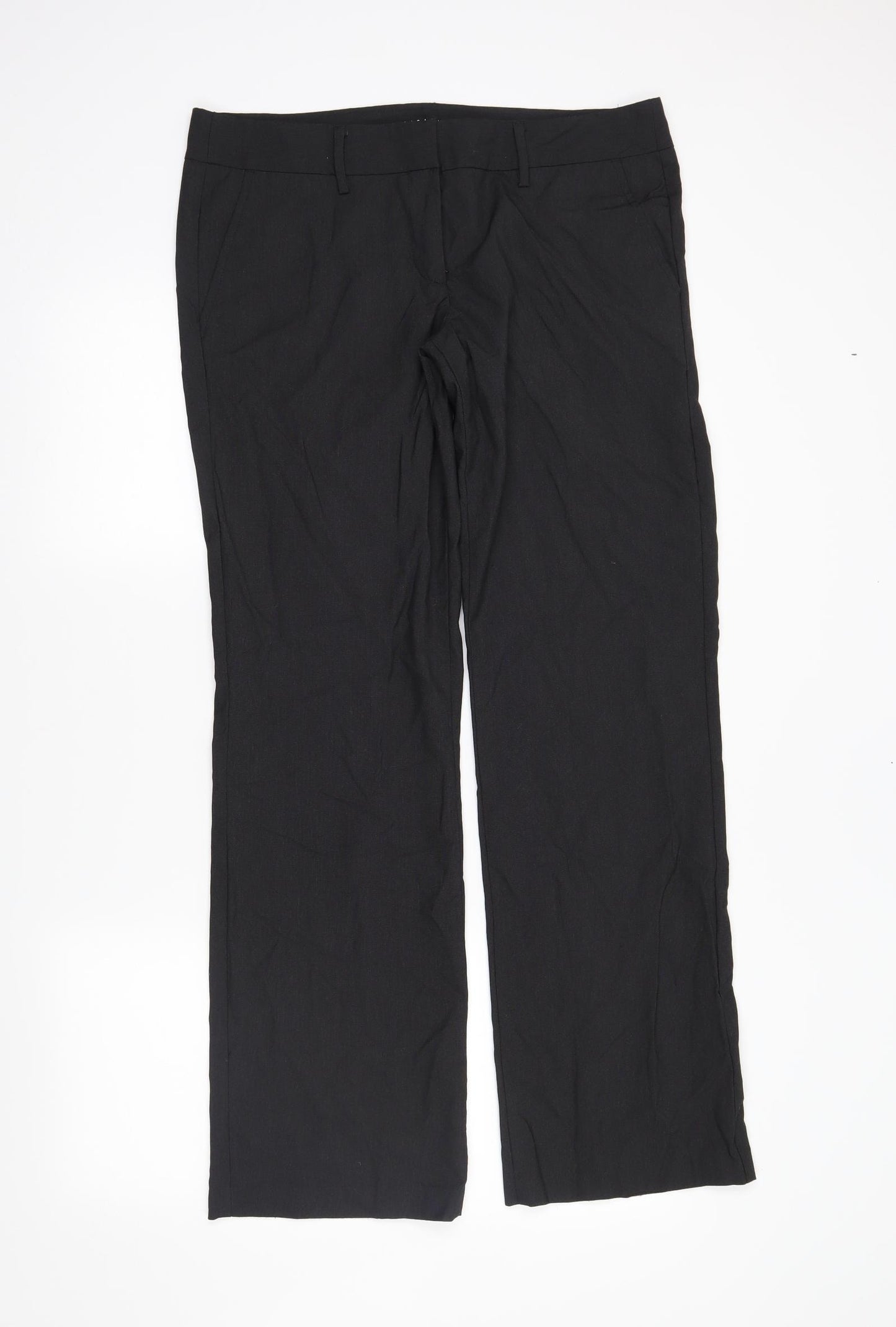 Sisley Womens Grey   Trousers  Size 14 L31 in