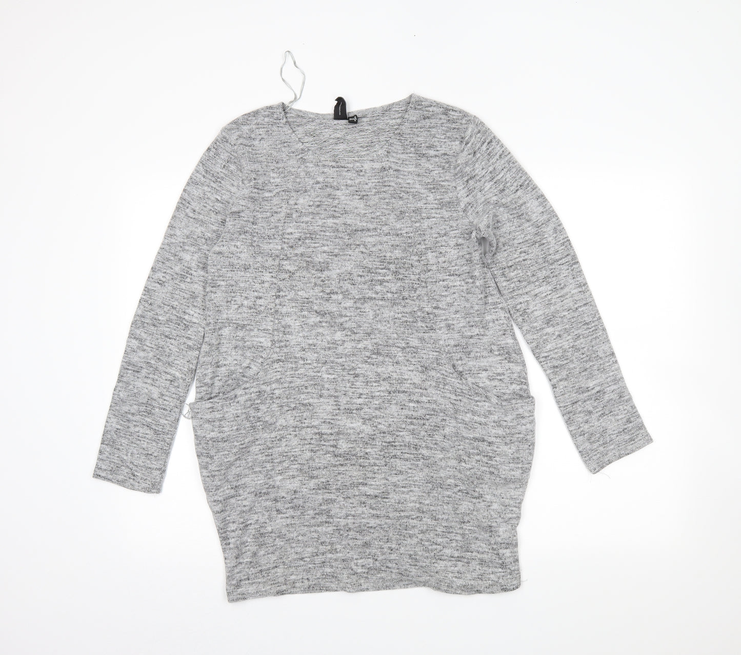 IZABEL Womens Grey   Tunic Jumper Size 10