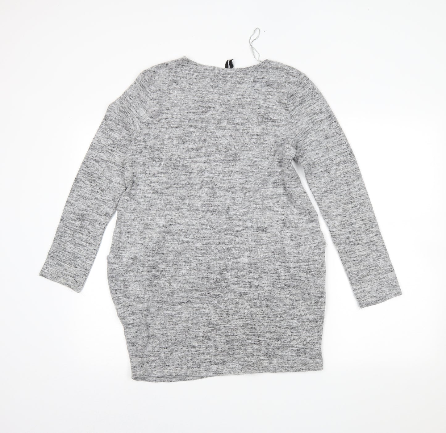 IZABEL Womens Grey   Tunic Jumper Size 10