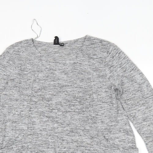 IZABEL Womens Grey   Tunic Jumper Size 10