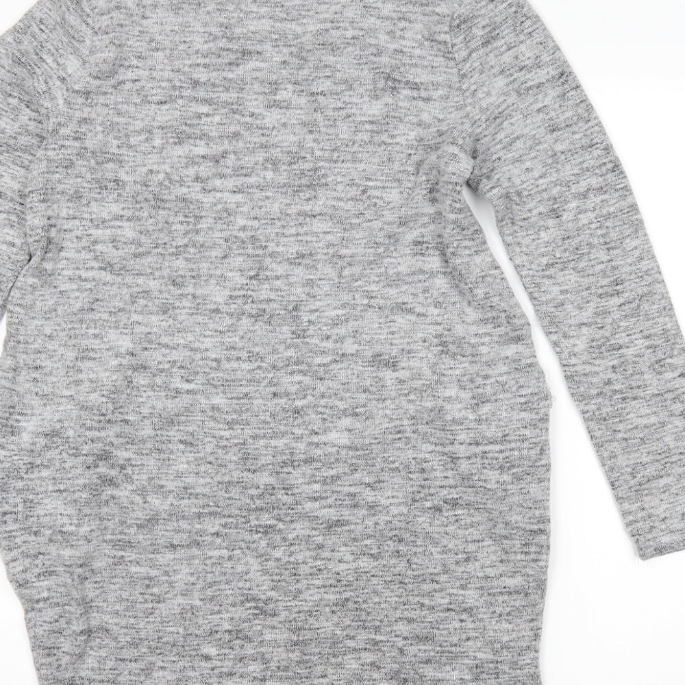 IZABEL Womens Grey   Tunic Jumper Size 10