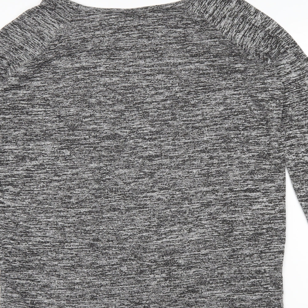 Topshop Womens Grey   Tunic Jumper Size 10