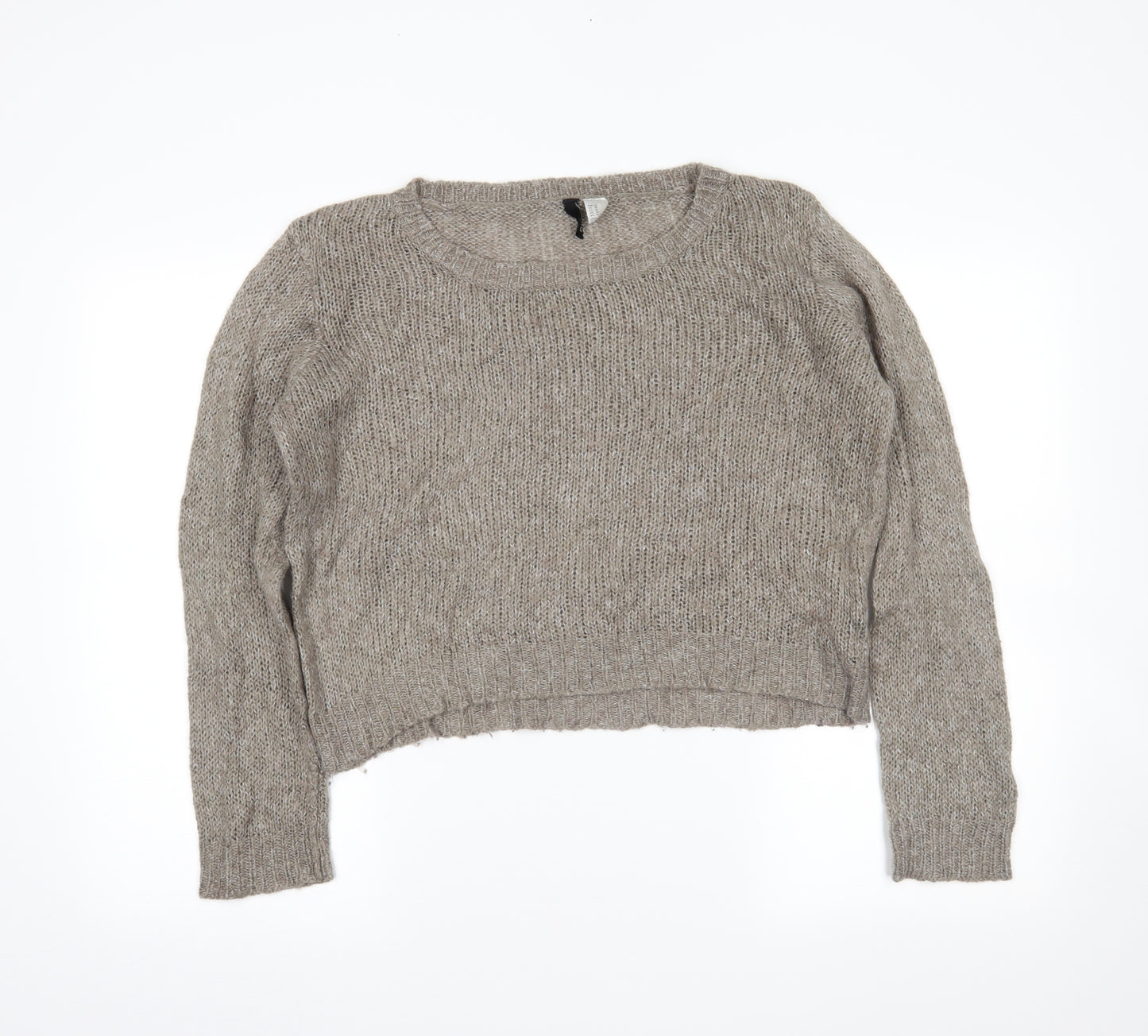 H&M Womens Brown   Pullover Jumper Size M