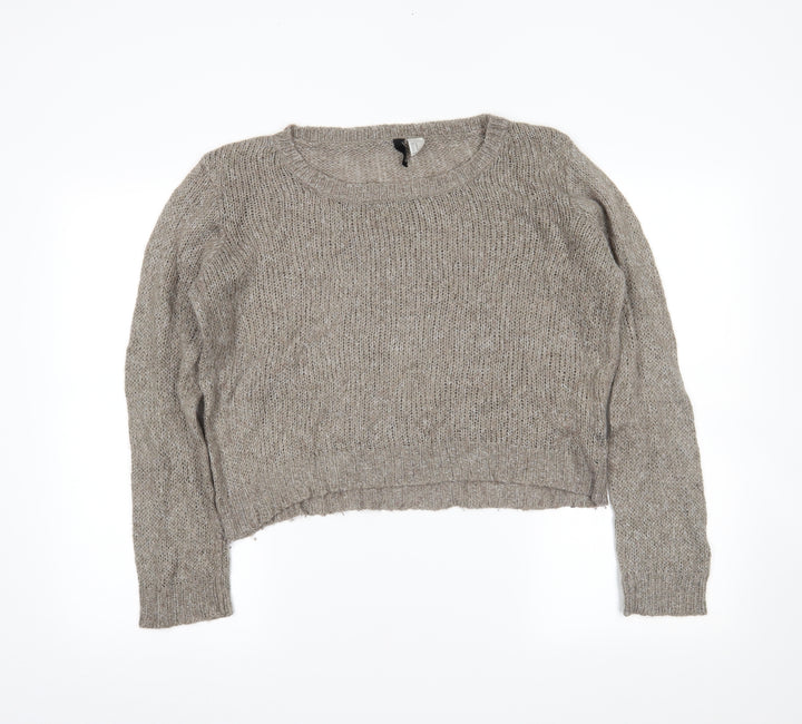 H&M Womens Brown   Pullover Jumper Size M