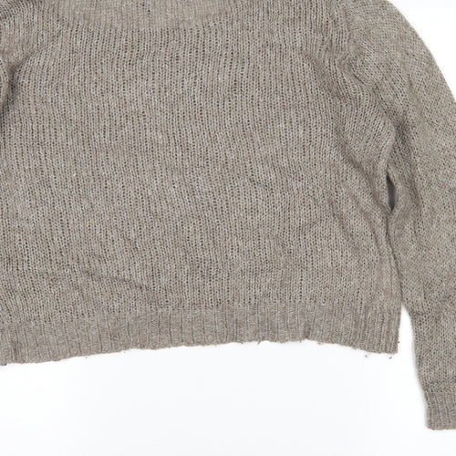 H&M Womens Brown   Pullover Jumper Size M