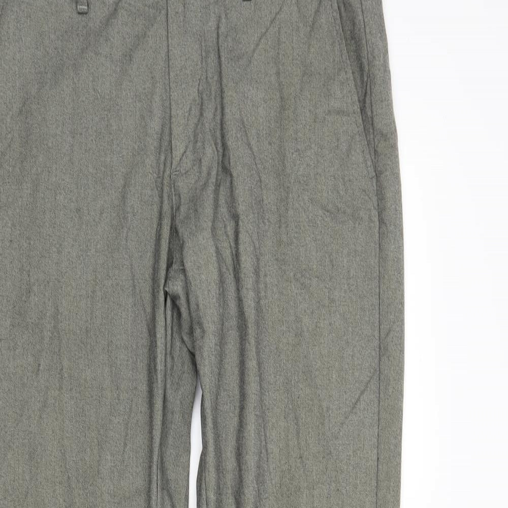 Zara Mens Grey   Trousers  Size M L28 in