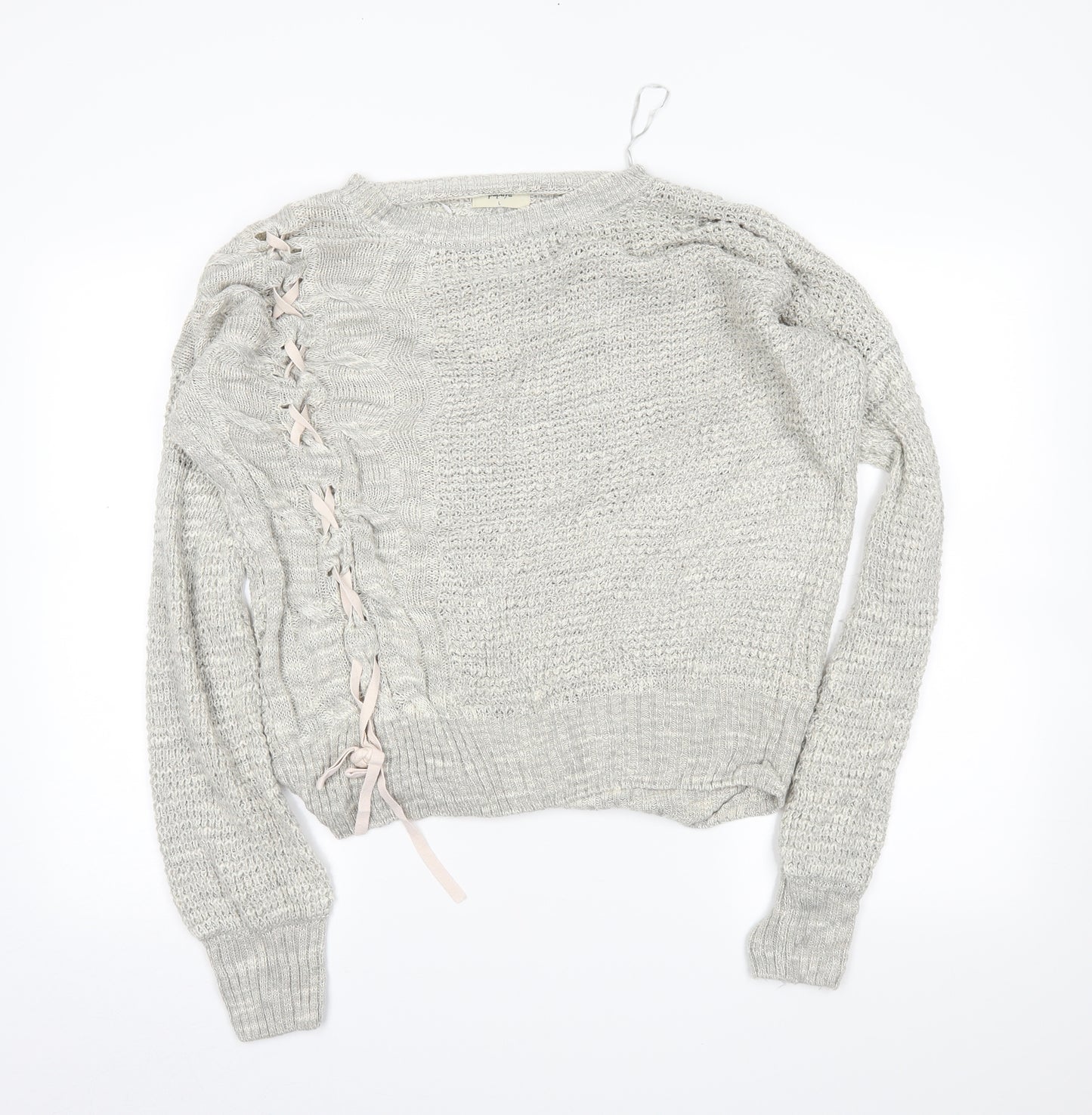 Papaya Womens Grey   Pullover Jumper Size L