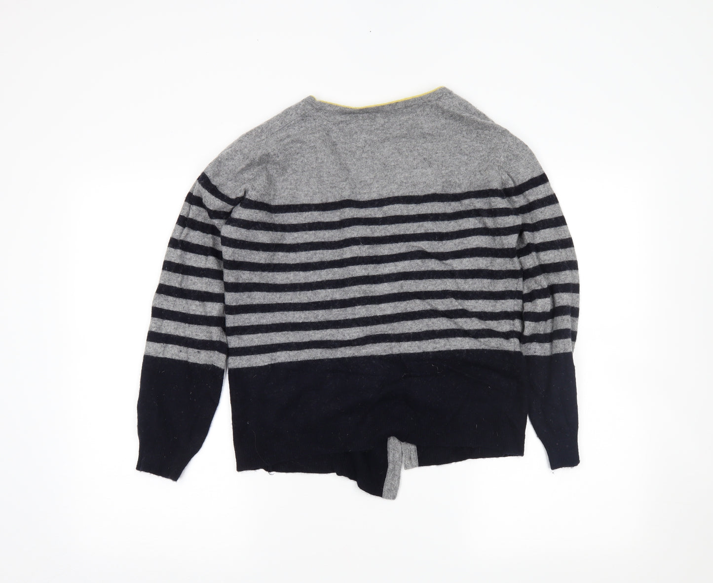 Benedetta B Womens Blue Striped  Cardigan Jumper Size L