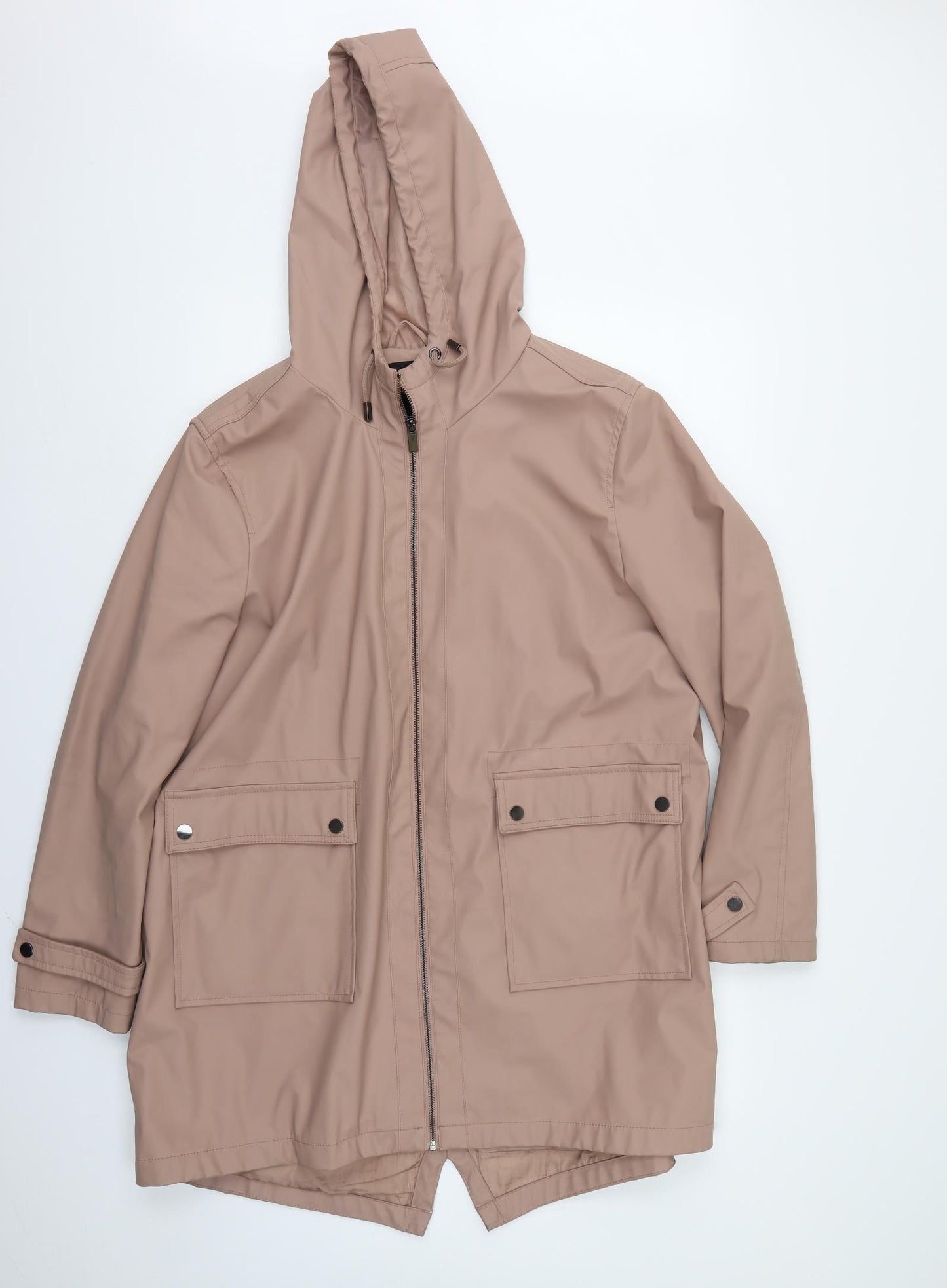New Look Womens Brown   Rain Coat Coat Size 16