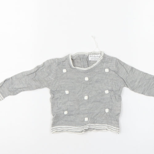 Rockabye-Baby Baby Grey   Pullover Jumper Size 3-6 Months