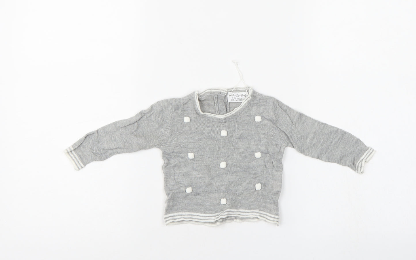 Rockabye-Baby Baby Grey   Pullover Jumper Size 3-6 Months