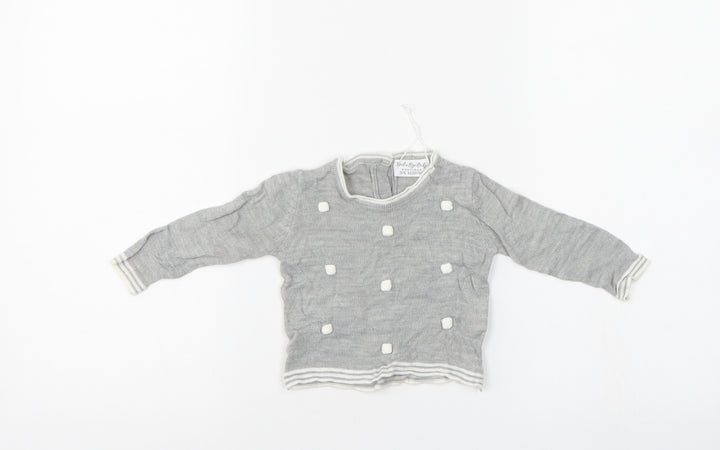 Rockabye-Baby Baby Grey   Pullover Jumper Size 3-6 Months