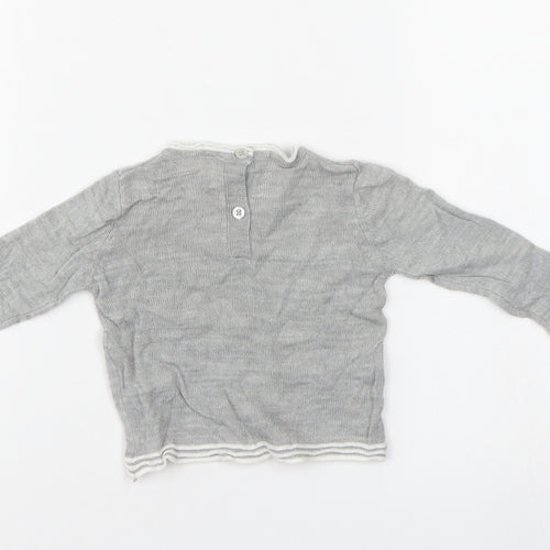 Rockabye-Baby Baby Grey   Pullover Jumper Size 3-6 Months