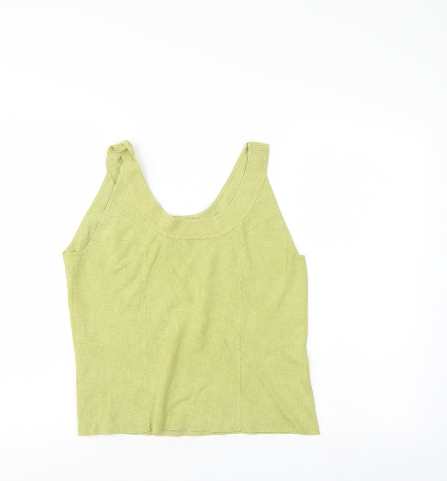Liz Claiborne Womens Green   Basic Tank Size L