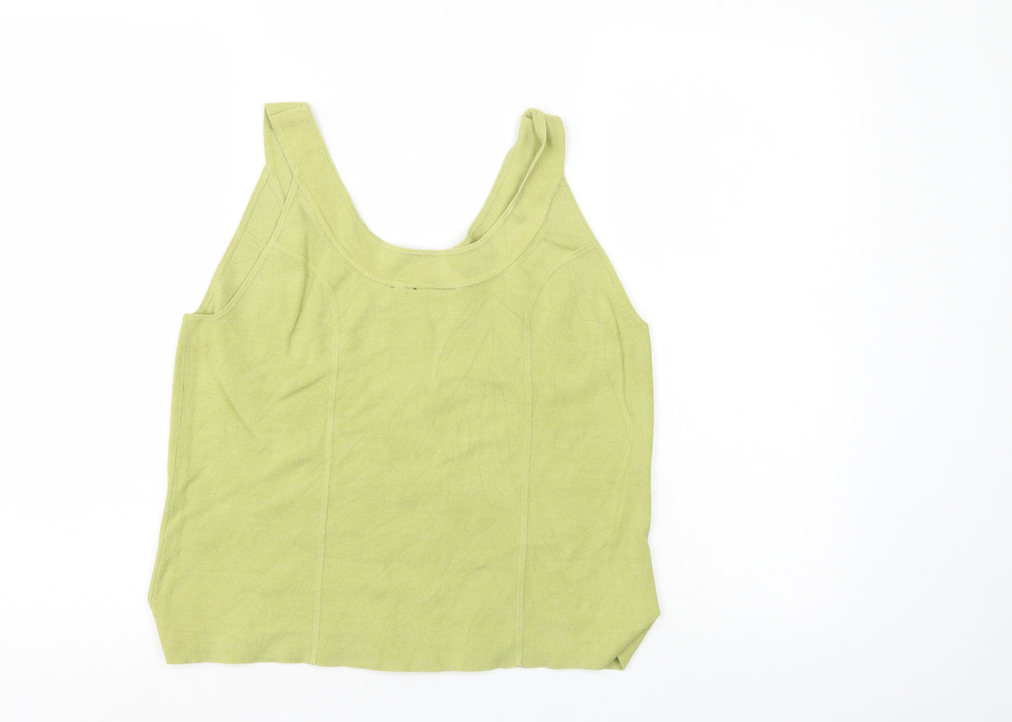 Liz Claiborne Womens Green   Basic Tank Size L