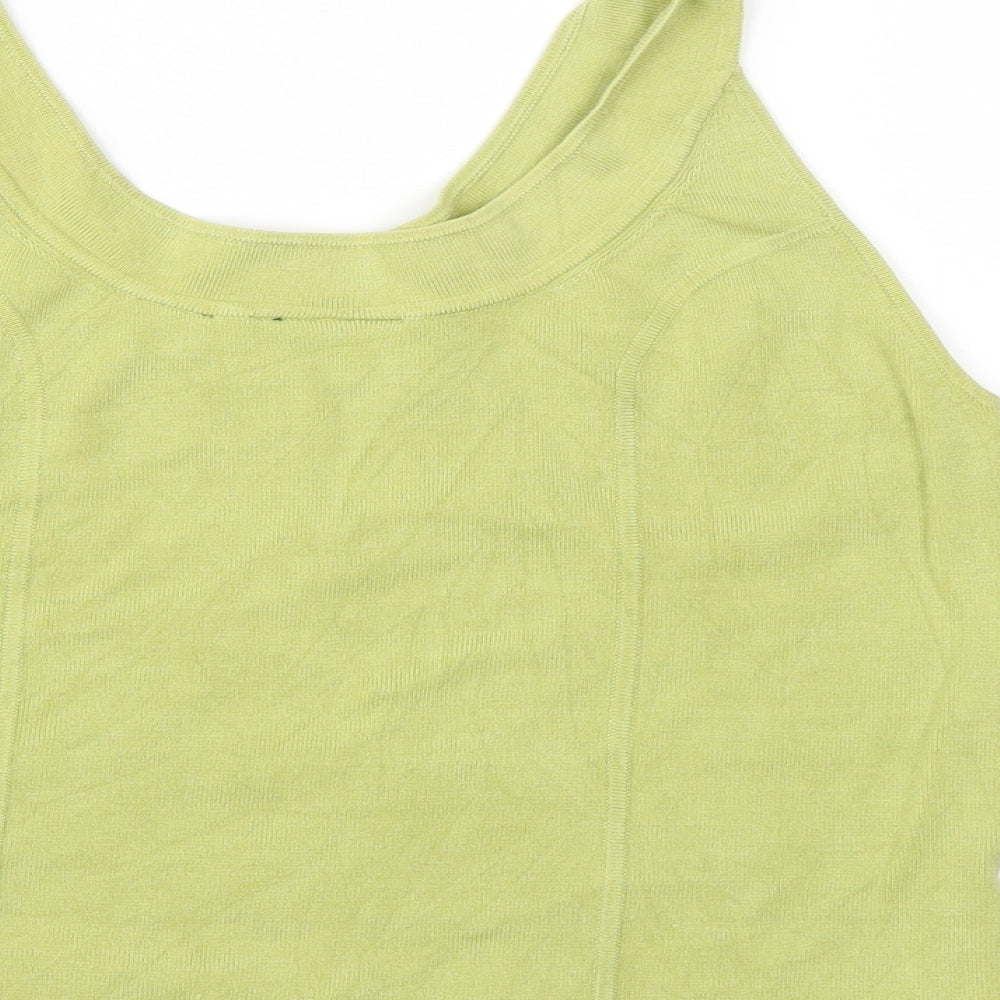 Liz Claiborne Womens Green   Basic Tank Size L