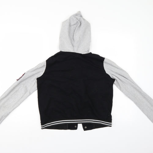 Generation Boys Black   Varsity Jacket Jacket Size 14-15 Years