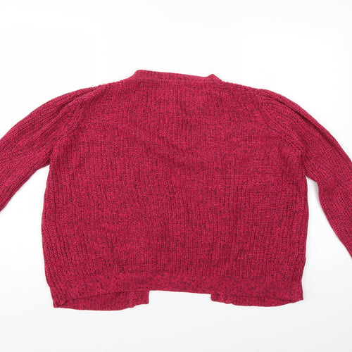 M&S Womens Purple   Cardigan Jumper Size 16