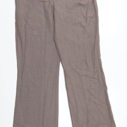 Debenhams Womens Brown   Trousers  Size 12 L30 in