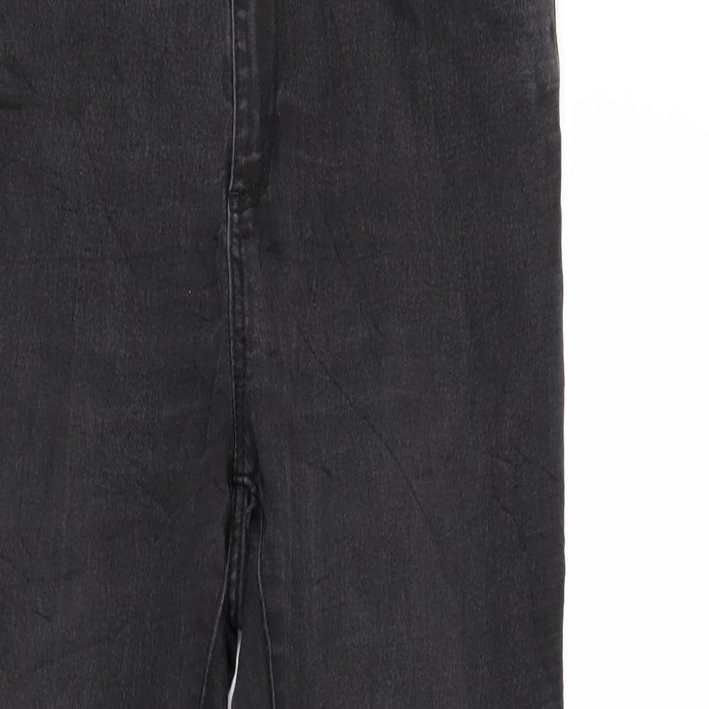 ESMARA Womens Black  Denim Tapered Jeans Size 14 L29 in
