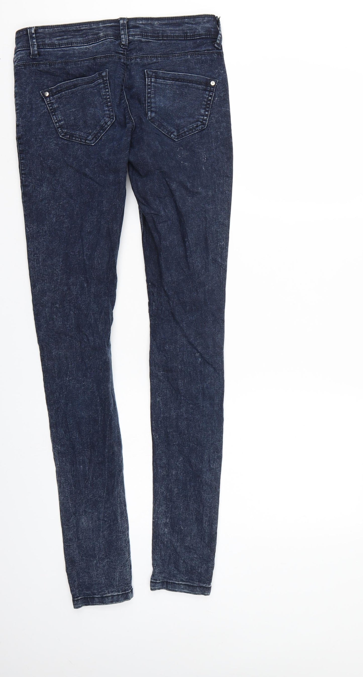 Denim & Co. Womens Blue  Denim Skinny Jeans Size 6 L31 in