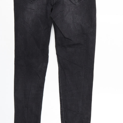 Sessanta Womens Black  Denim Skinny Jeans Size 25 in L30 in
