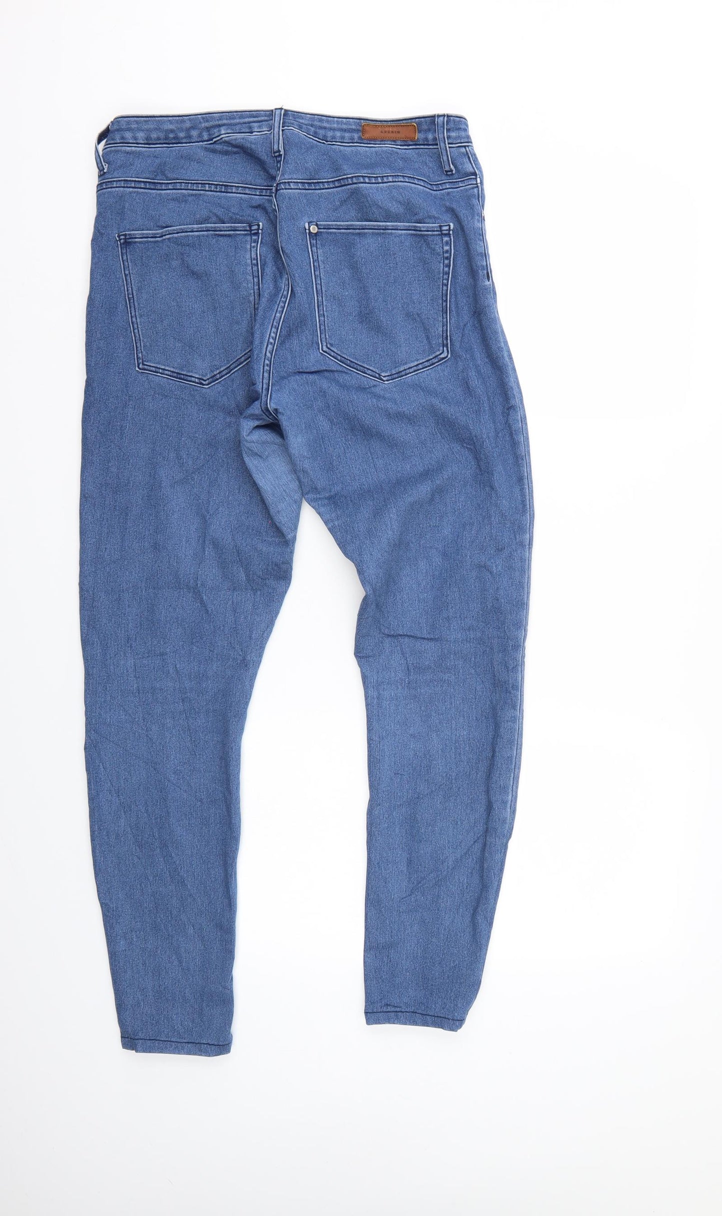 & Denim Womens Blue  Denim Tapered Jeans Size 33 in L28 in