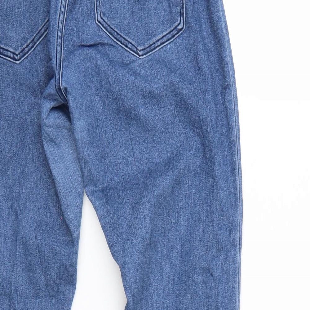 & Denim Womens Blue  Denim Tapered Jeans Size 33 in L28 in
