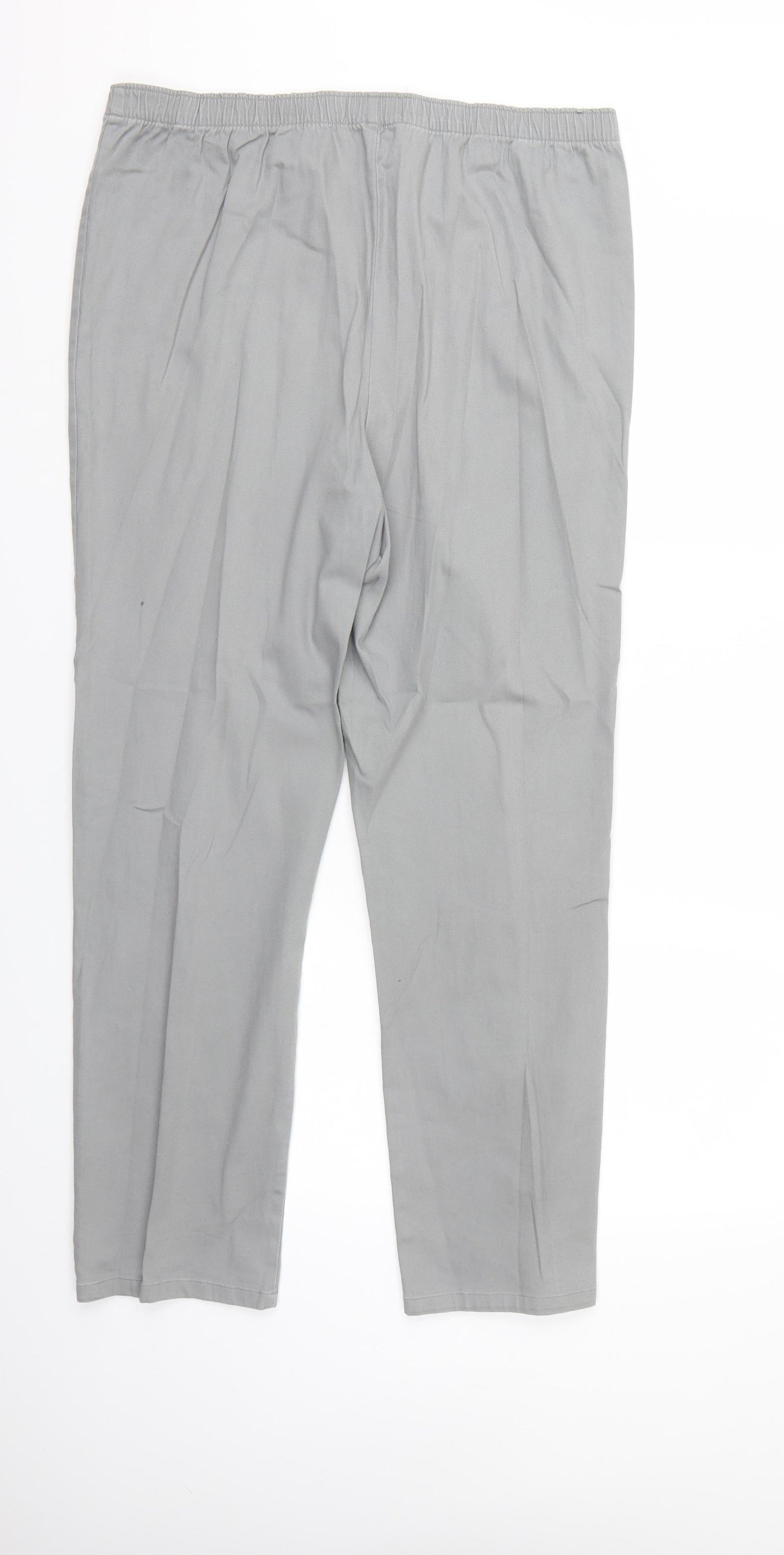 JOV Womens Grey   Trousers  Size 16 L27 in - Elastic Waist