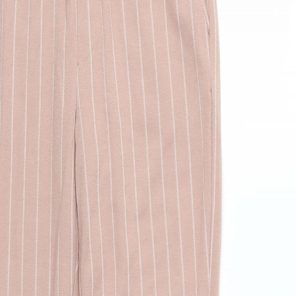 Copp Womens Brown Striped  Trousers  Size XS L26 in - Elastic Waist