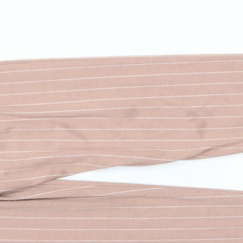 Copp Womens Brown Striped  Trousers  Size XS L26 in - Elastic Waist