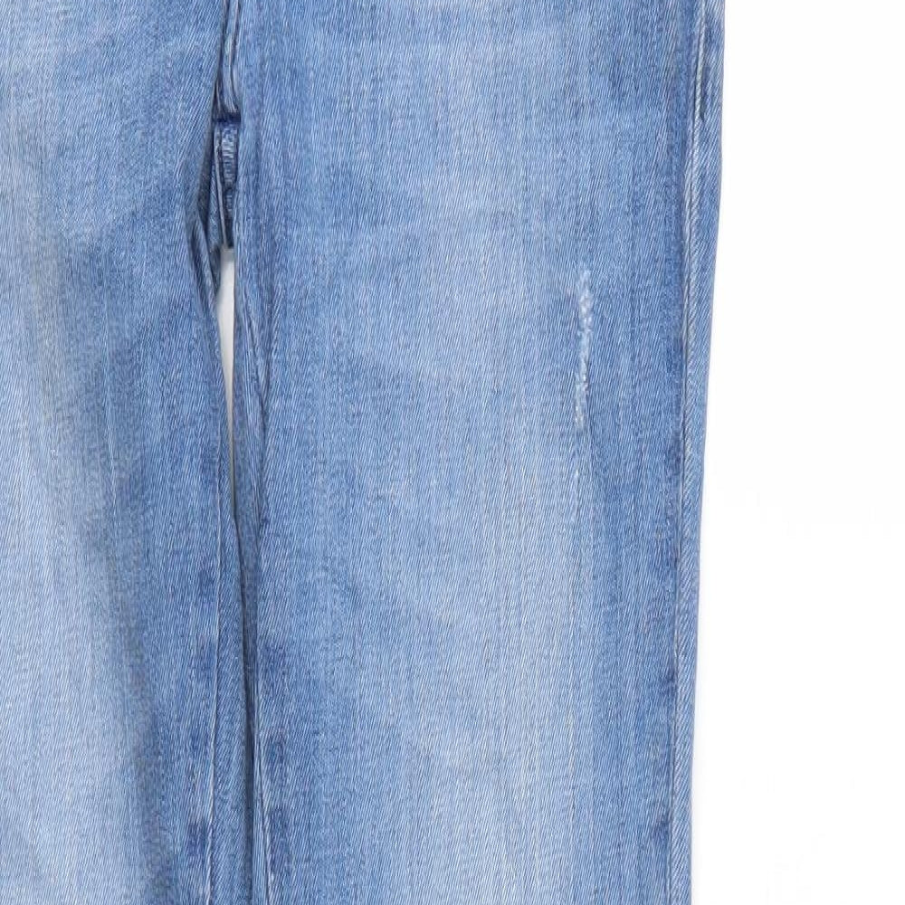 Crafted Womens Blue  Denim Skinny Jeans Size 8 L30 in