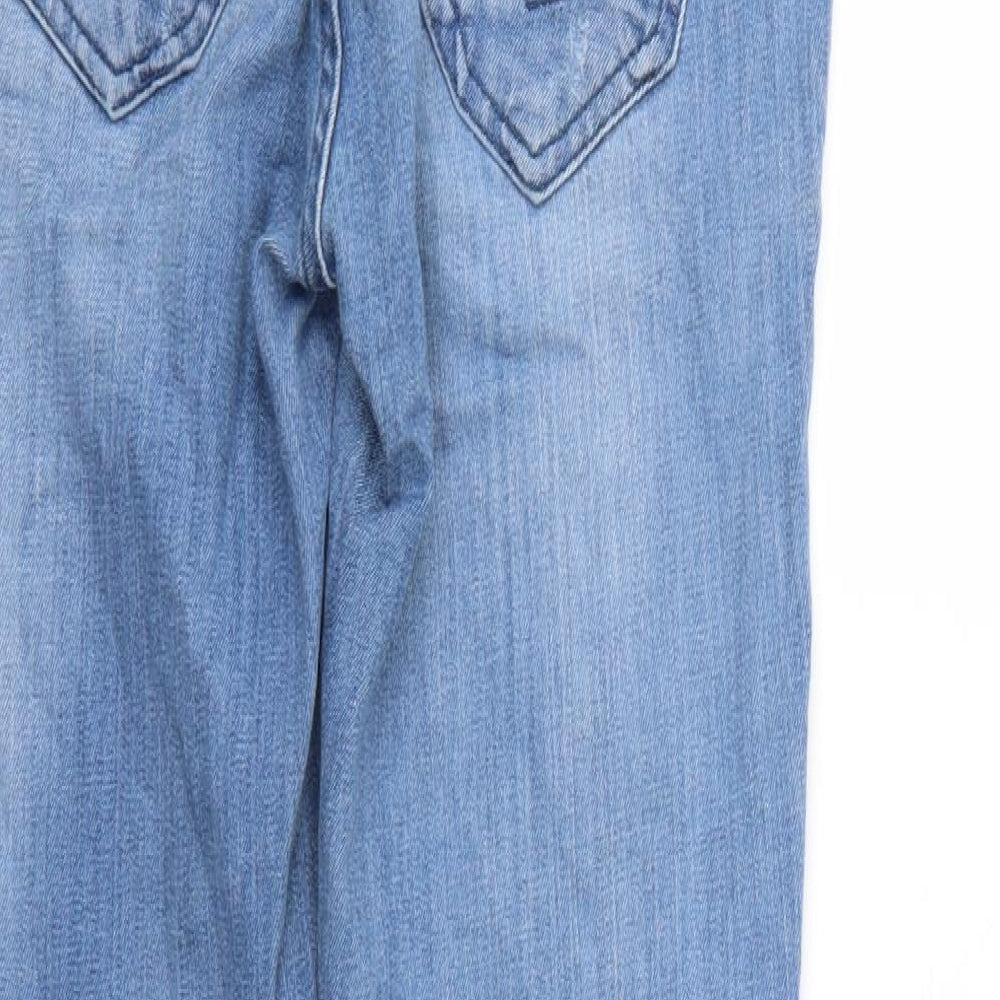 Crafted Womens Blue  Denim Skinny Jeans Size 8 L30 in