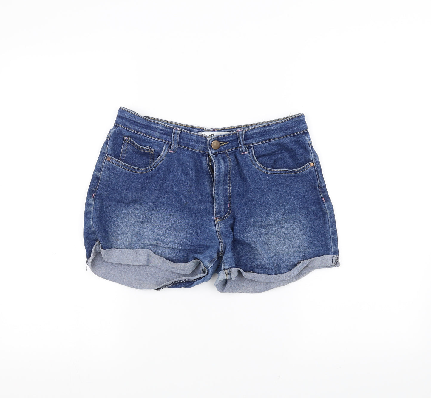 DENIMCO Girls Blue  Denim Chino Shorts Size 13-14 Years