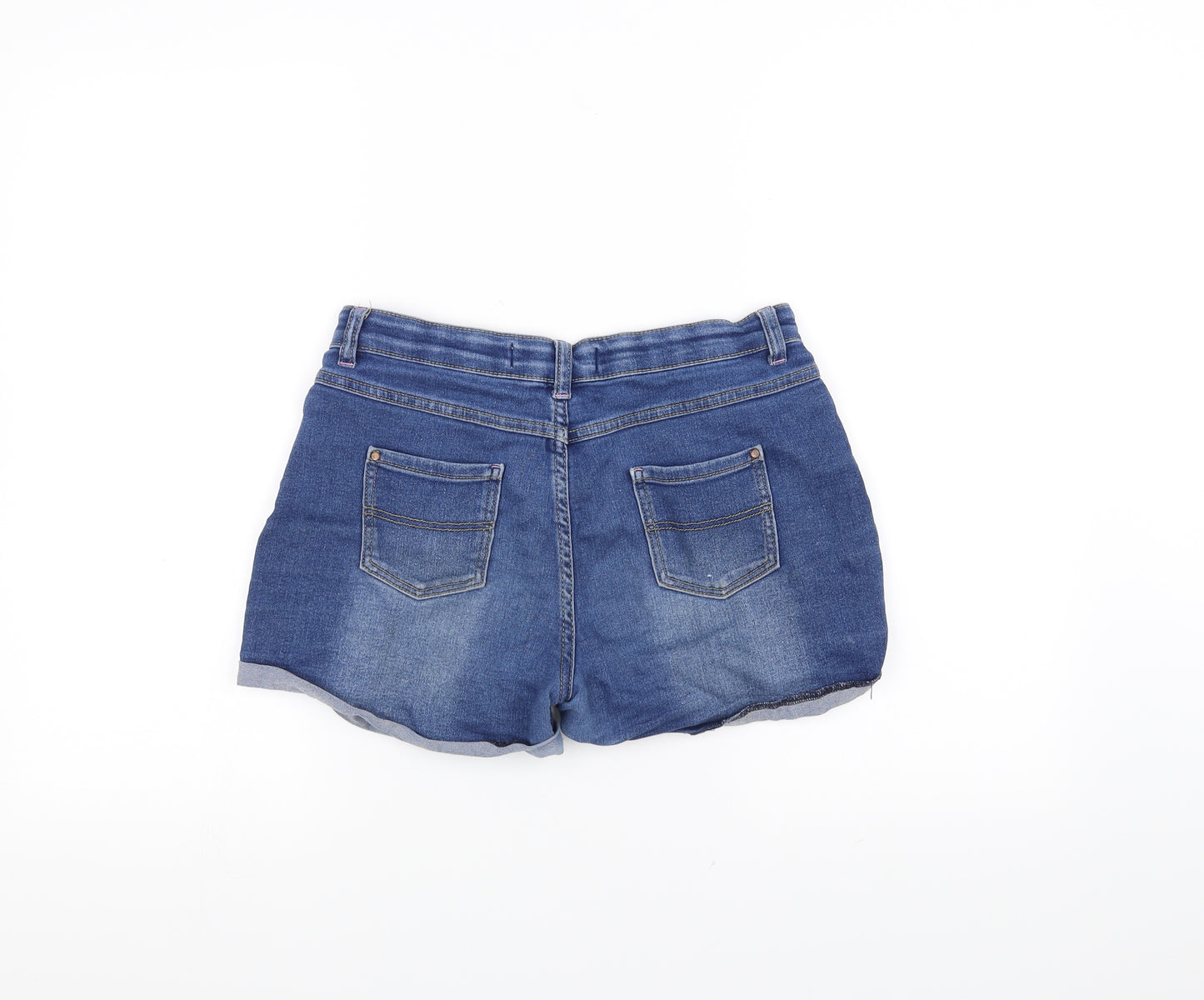 DENIMCO Girls Blue  Denim Chino Shorts Size 13-14 Years