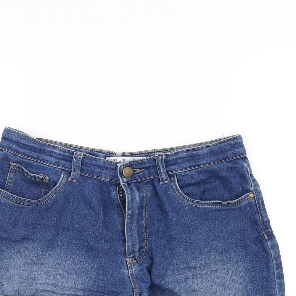 DENIMCO Girls Blue  Denim Chino Shorts Size 13-14 Years