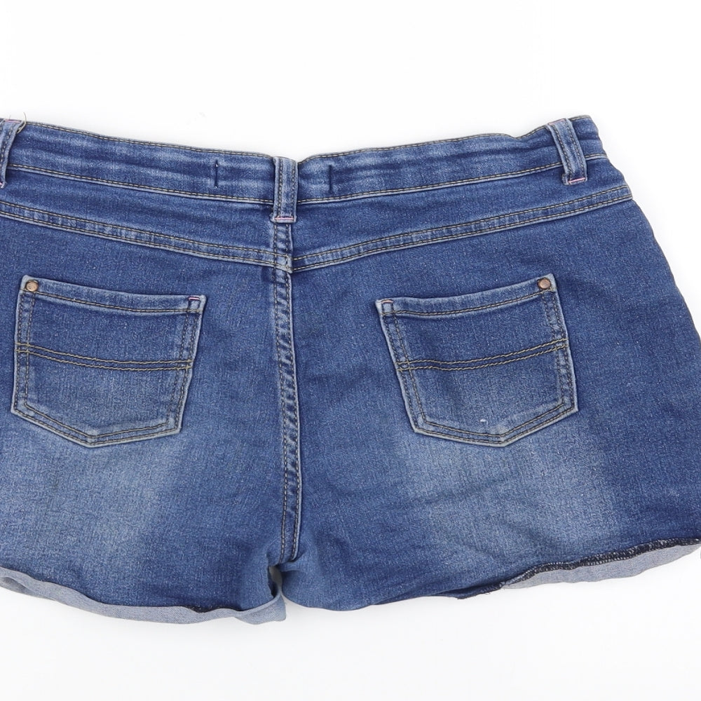 DENIMCO Girls Blue  Denim Chino Shorts Size 13-14 Years