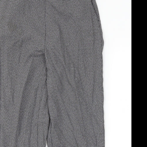 BHS Womens Blue Geometric  Trousers  Size 14 L25 in