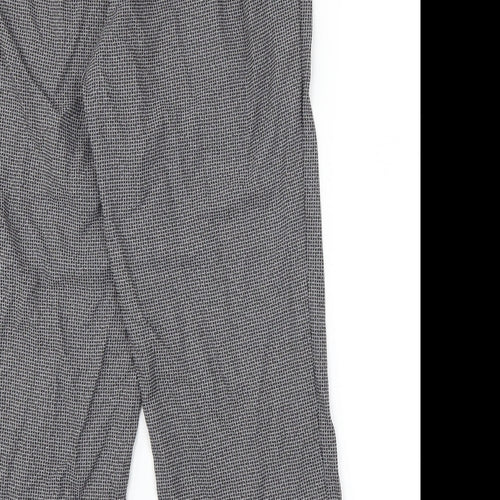 BHS Womens Blue Geometric  Trousers  Size 14 L25 in