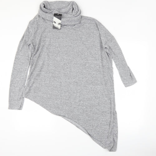 Ladies Look Womens Grey   Pullover Jumper Size S