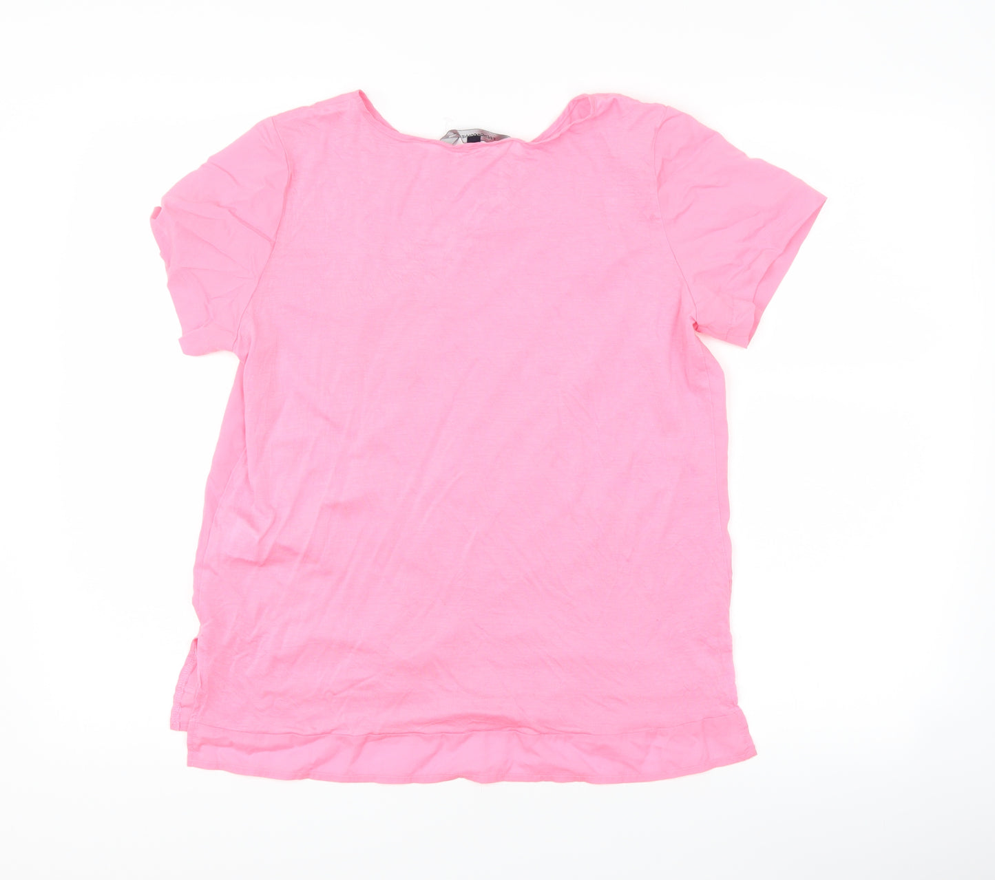 French Connection Womens Pink   Basic T-Shirt Size S