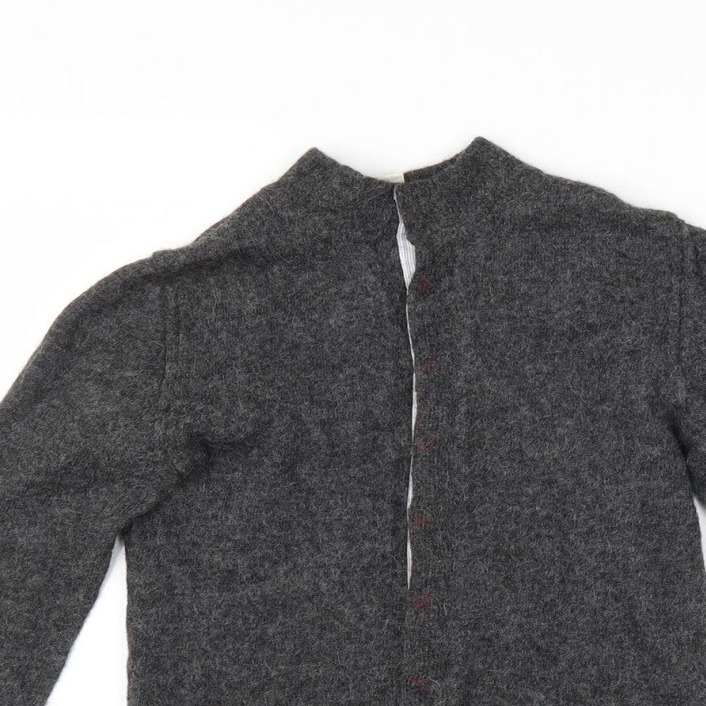 I.S Womens Grey   Cardigan Jumper Size M