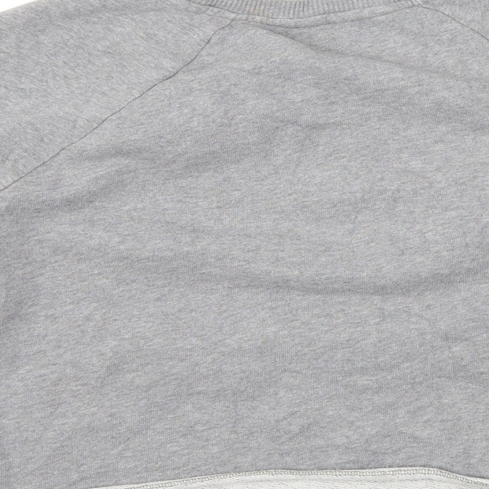 Matalan Womens Grey Floral  Pullover Sweatshirt Size 12