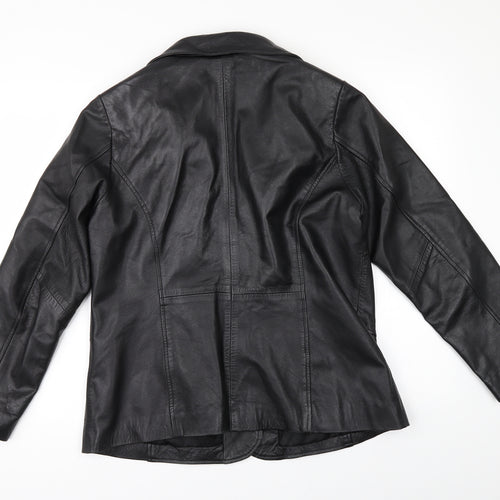 Joanna Hope Womens Black   Jacket  Size 16  - Leather