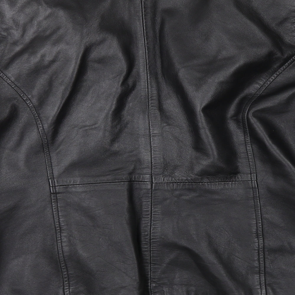 Joanna Hope Womens Black   Jacket  Size 16  - Leather
